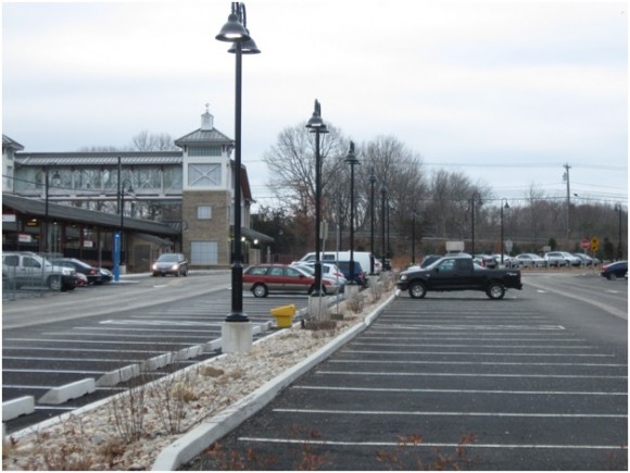 Plenty of parking spaces at Westbrook station