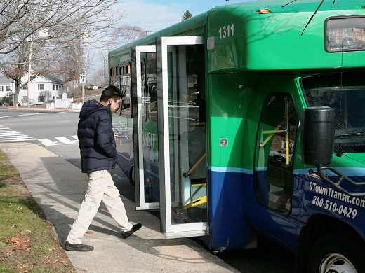 Using the 9 Town Transit system will be explained on March 16.